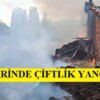 Pazaryerinde Çiftlik Yangını