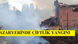 Pazaryerinde Çiftlik Yangını
