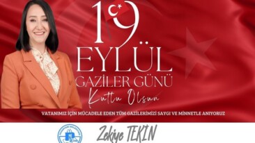 Başkan Tekin’den Gaziler Günü Mesajı