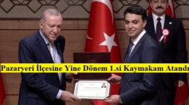 Pazaryeri İlçesine Yine Dönem 1.si Kaymakam