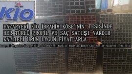 İbrahim Köse’nin (KİO) Tesislerinde Her türlü Profil ve Saç Satışı Vardır