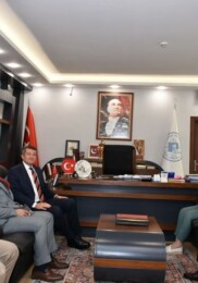 İl Milli Eğitim Müdürü Şimşek’ten Başkan Tekin’e Nezaket Ziyareti