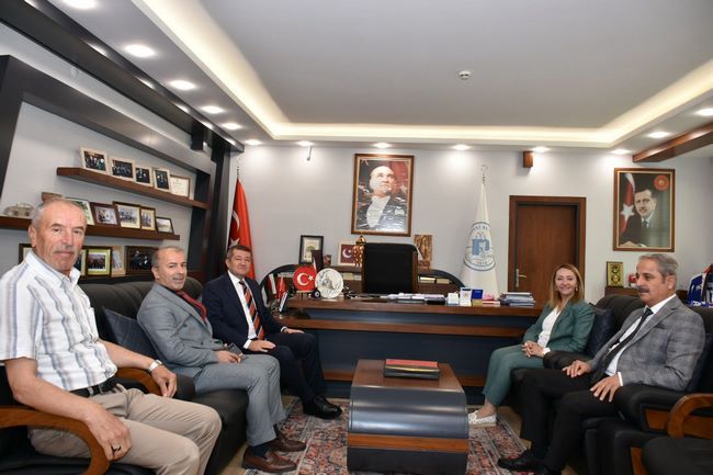 İl Milli Eğitim Müdürü Şimşek’ten Başkan Tekin’e Nezaket Ziyareti