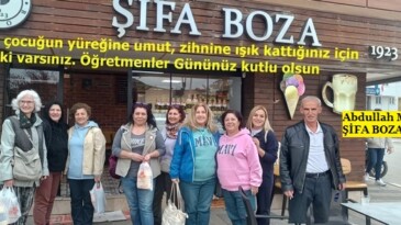 ŞİFA BOZA’DAN  24 KASIM ÖĞRETMENLER GÜNÜ MESAJI