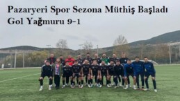 Pazaryeri Spor Sezona Müthiş Başladı: Gol Yağmuru 9-1!