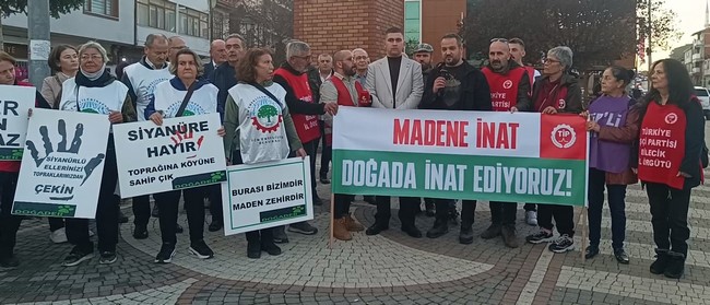Pazaryeri’nde Maden Yatırımıyla İlgili Basın Açıklaması Yapıldı