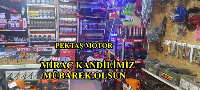 Pektaş Motor’un Miraç Kandili Mesajı