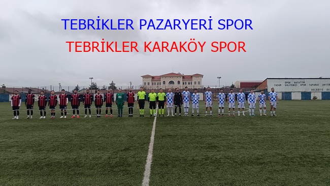 Pazaryeri Futbol Takımlarından Gol yağmuru