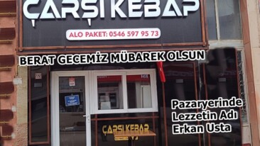 Çarşı Kebap Erkan Usta’nın Berat Kandil Mesajı