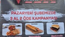Pazaryeri Hatay Döner’den 3 Al 2 Öde Kampanyası