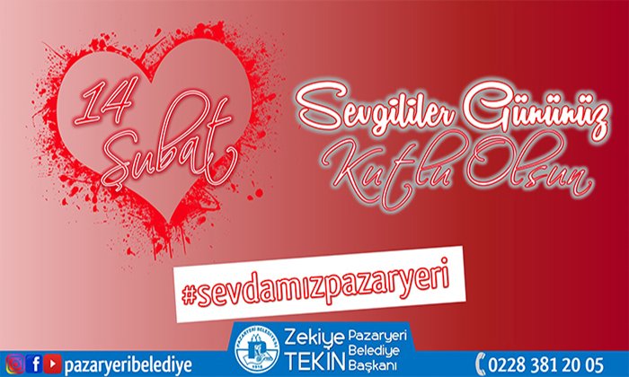 Pazaryeri Belediye Başkanı Zekiye Tekin’in Sevgililer Günü Mesajı