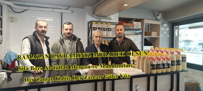 Şifa Boza Abdullah Mercan Ramaza Bayram Mesajı