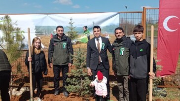 Pazaryeri’nde Orman Haftası’nda Fidan Dikimi Yapıldı