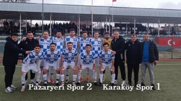 Pazaryeri Spor 2 Karaköy Spor 1