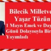 Yaşar Tüzün’ ün  1 Mayıs Emek ve Dayanışma Günü Mesajı