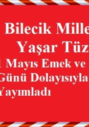 Yaşar Tüzün’ ün  1 Mayıs Emek ve Dayanışma Günü Mesajı