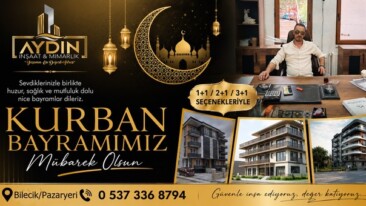Pazaryeri Aydın İnşaat’ın Kurban Bayram Mesajı