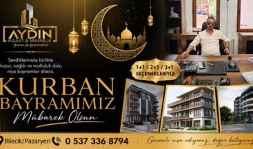 Pazaryeri Aydın İnşaat’ın Kurban Bayram Mesajı