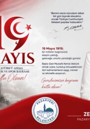 Pazaryeri Belediye Başkanı Tekin’in 19 Mayıs Mesajı