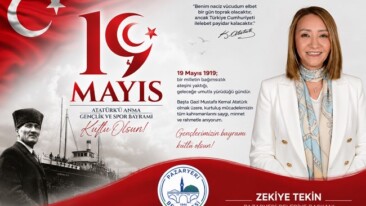 Pazaryeri Belediye Başkanı Tekin’in 19 Mayıs Mesajı