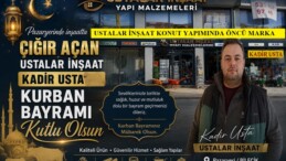 Ustalar İnşaat Kadir Usta’nın Kurban Bayram Mesajı