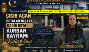 Ustalar İnşaat Kadir Usta’nın Kurban Bayram Mesajı