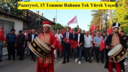 Pazaryeri, 15 Temmuz Ruhunu Tek Yürek Yaşadı