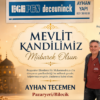 Camcı Ayhan Tecemen’in Mevlit Kandili Mesajı